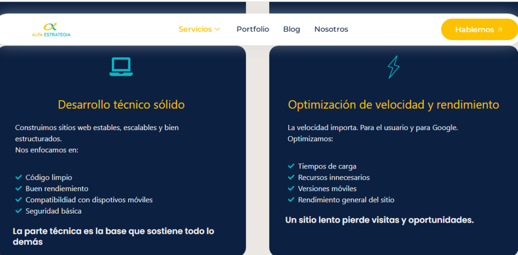 mantenimiento web
